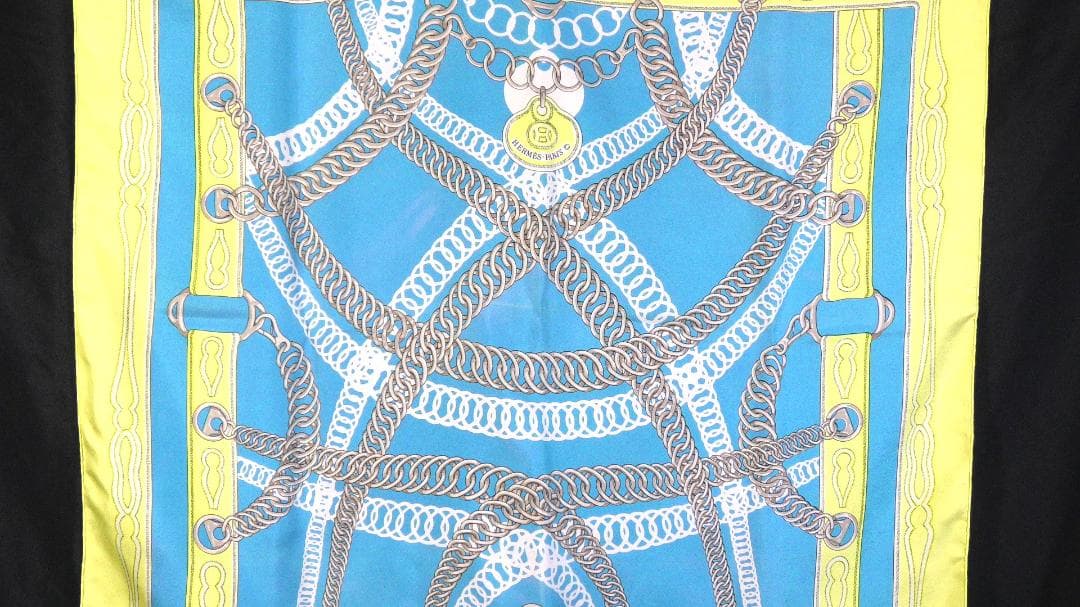 HERMES エルメス　大判スカーフ　カレ90　 D470