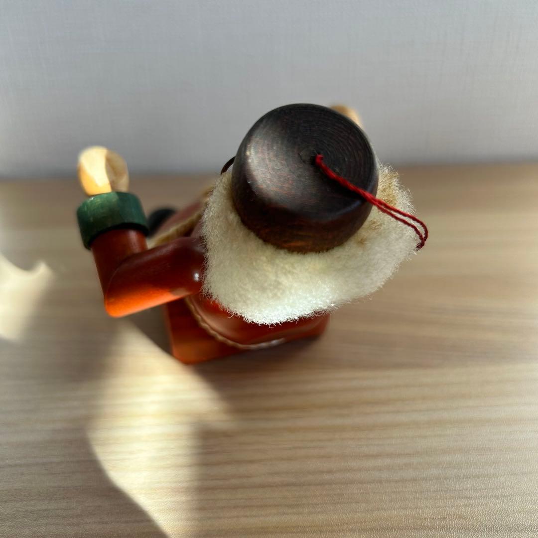 ドイツ　煙出し人形　エルツ山地　ザイフェン　パイプ人形　お香立て