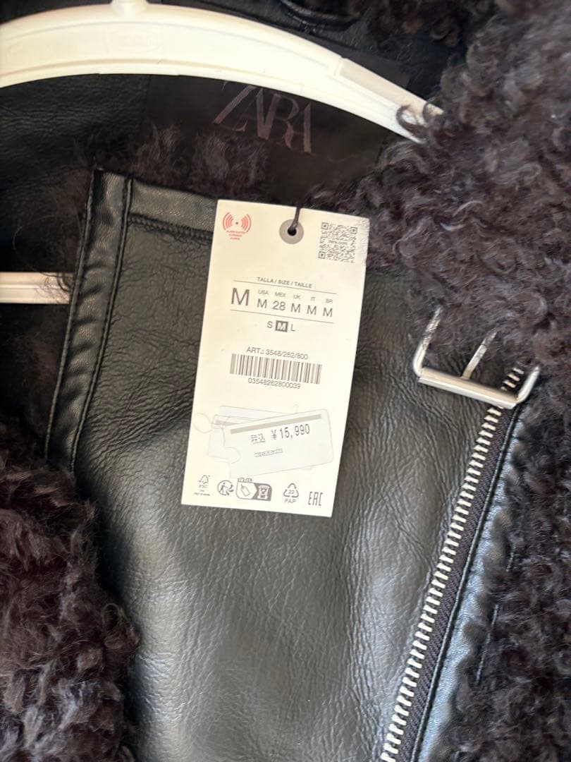 ZARA ザラリバーシブルベスト ZW COLLECTION 新品タグ付き　M