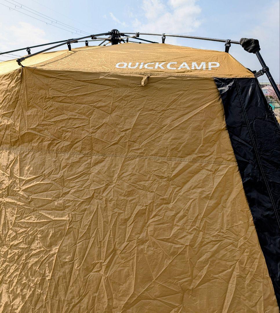 クイックキャンプ　ワイドスクリーンタープ 4✕2.8 ワンタッチ UVカット