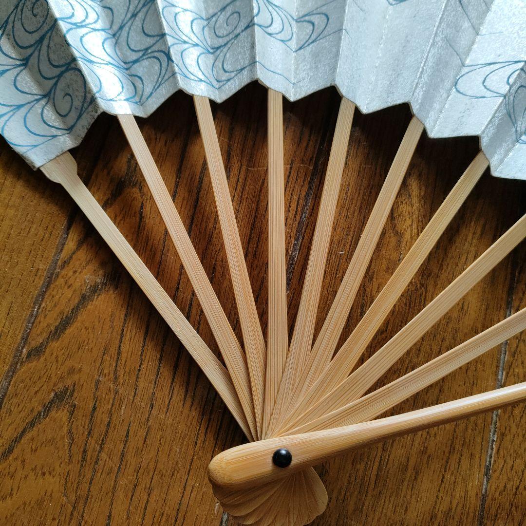 京都十松屋福井扇舗製 本金製　能　舞扇子　小謡扇　諸祝言