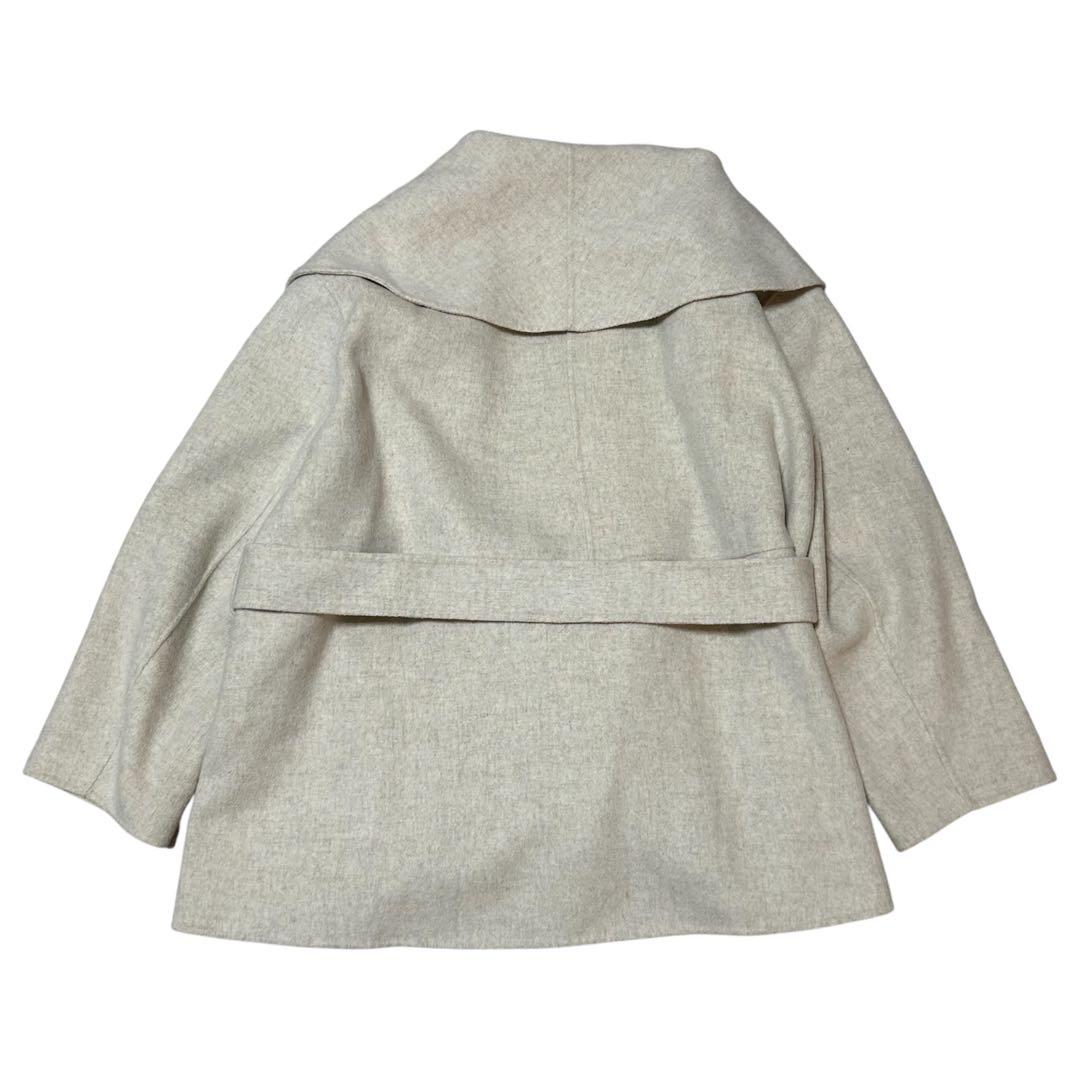 a*e様 美品！Plageハミルトンワイドカラーショートコート ベージュ