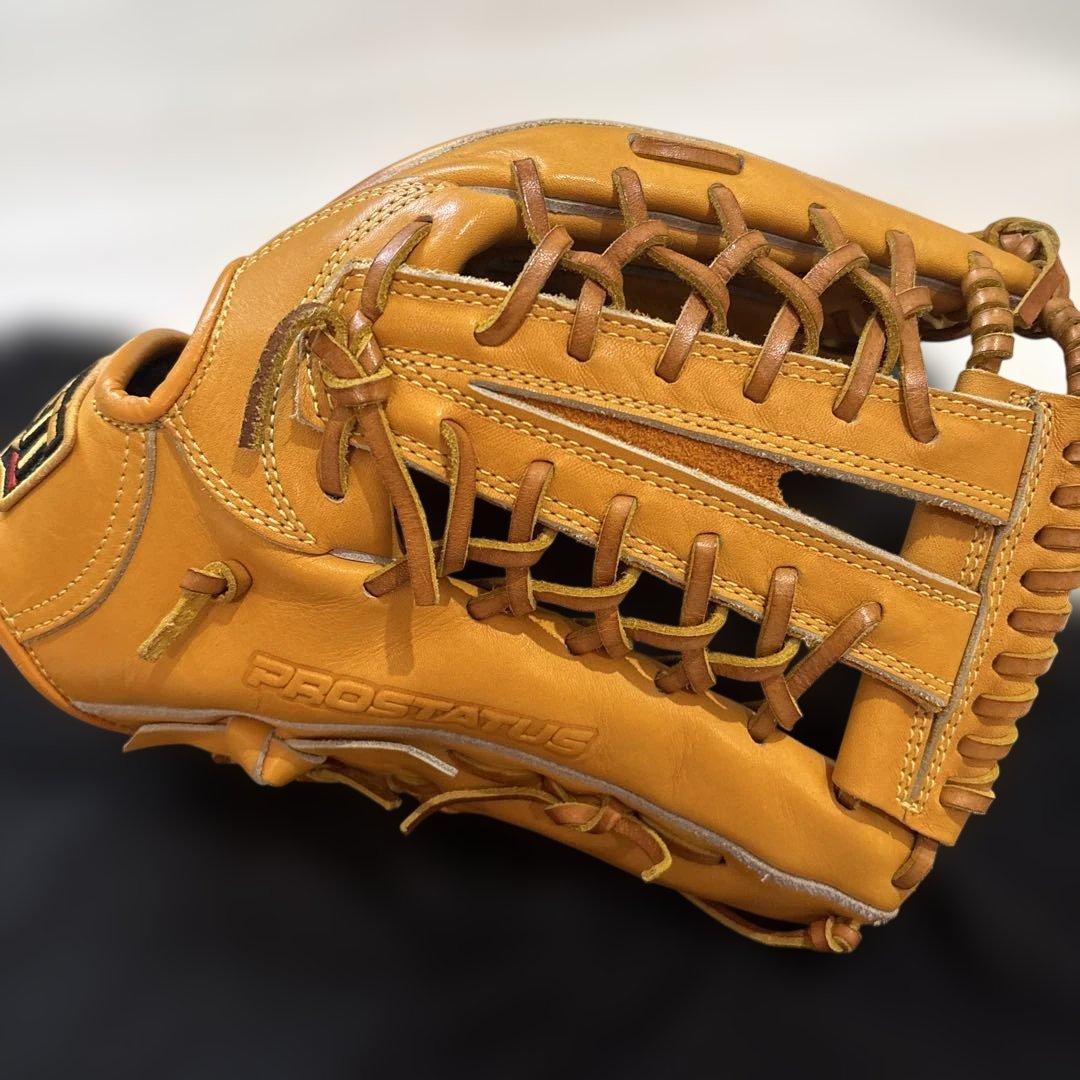 ZETT PROSTATUS 硬式グローブ 外野手用　（湯もみ済み）