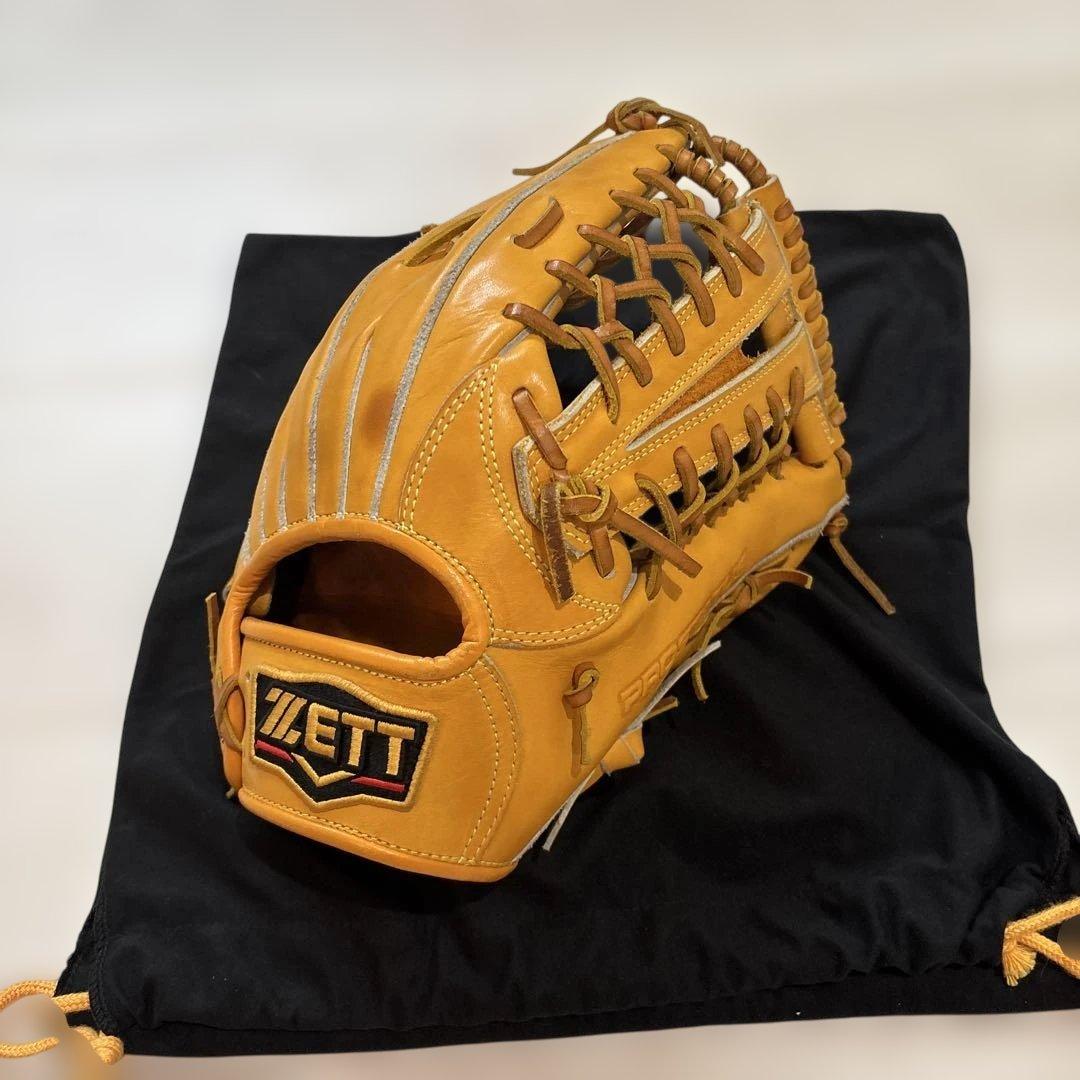 ZETT PROSTATUS 硬式グローブ 外野手用　（湯もみ済み）