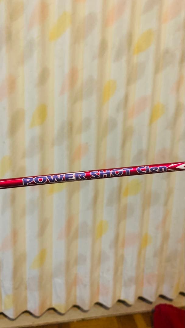 バドミントンラケット レッド/ホワイト