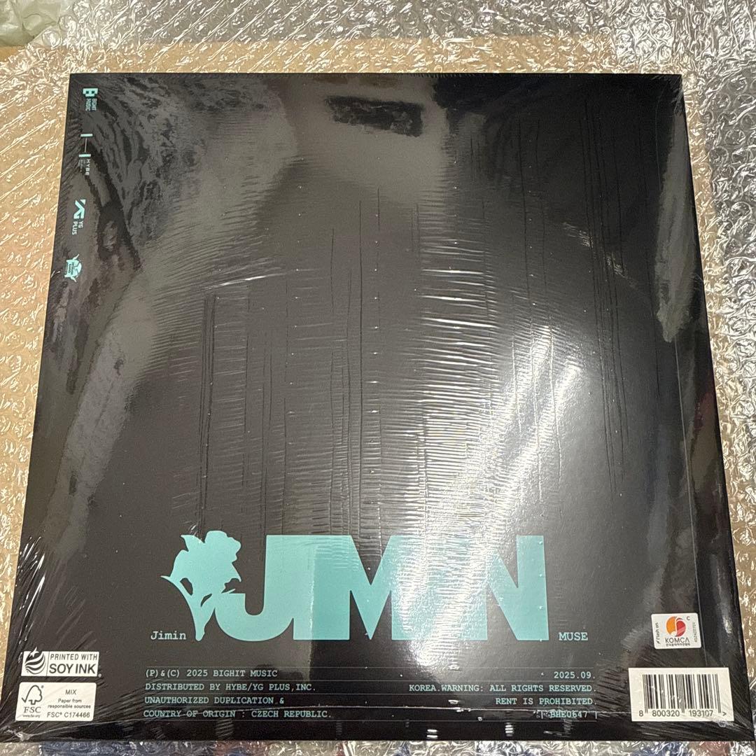 Jimin BTS MUSE Color LP ジミン レコード 新品未開封
