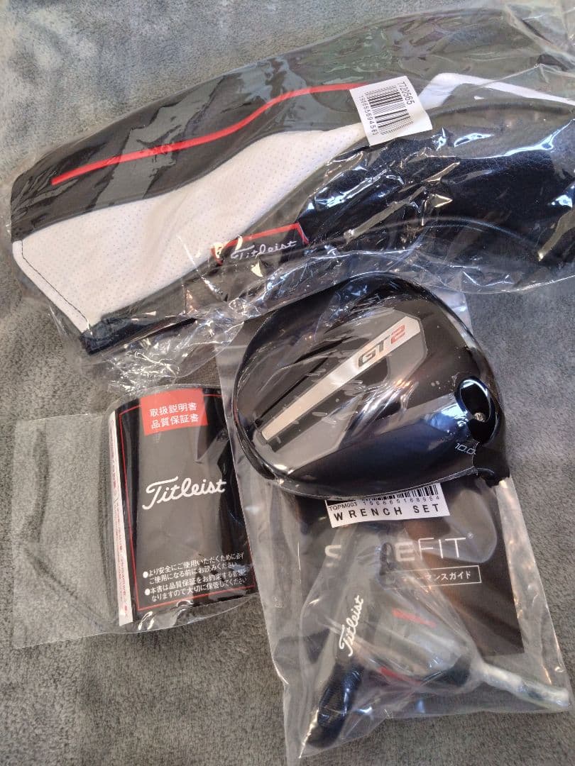 訳あり 新品 GT2 ドライバー ヘッドのみ 10度　タイトリスト 単品 単体