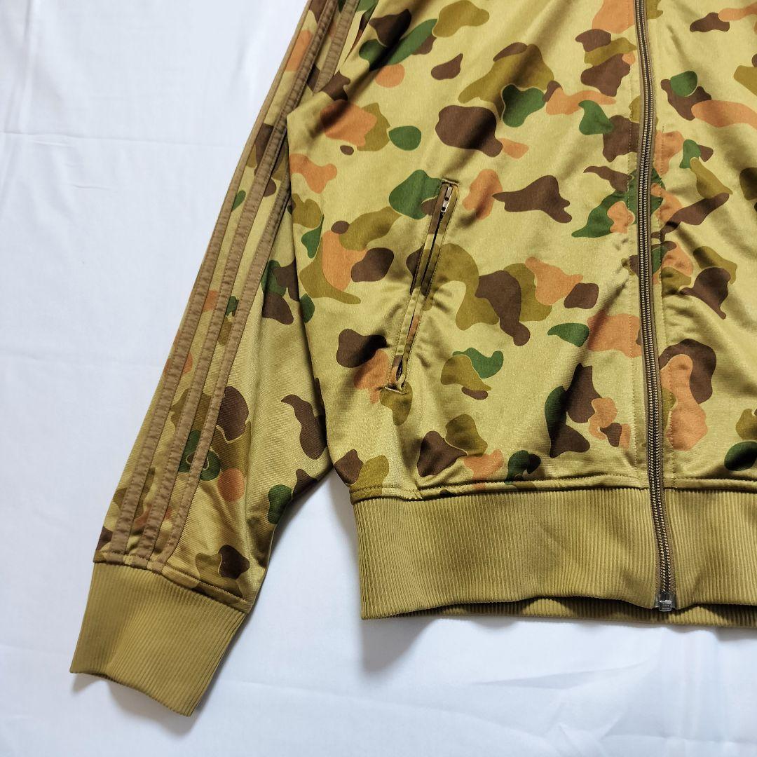 ★人気　アディダス　ジャージ　トラックジャケット　刺繍　迷彩　ファイヤーバードL