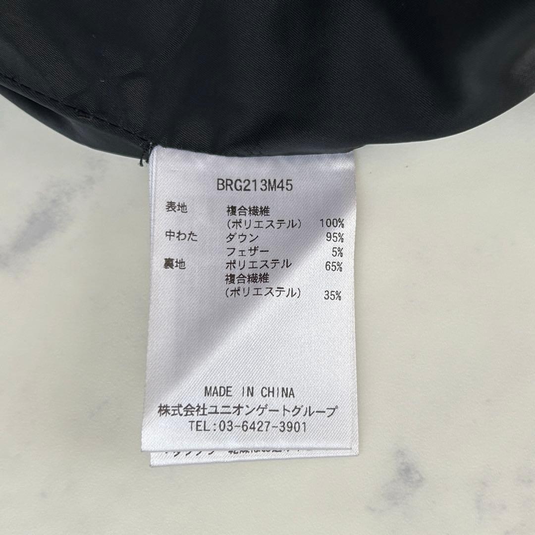 極美品 BRIEFING TAION 蓄熱 ダウンベスト タイオン ブラック