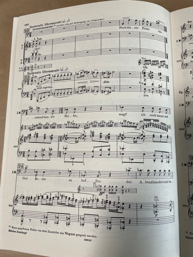 オペラヴォーカルスコア　ファウスト博士　ブゾーニ