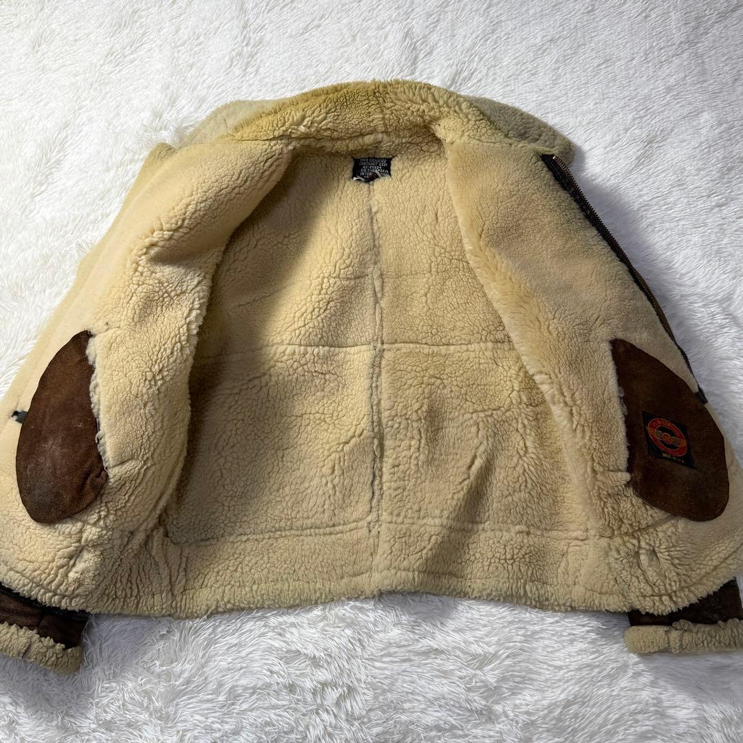 【USA製】USSHEEPSKIN B-3 ムートン フライトジャケット XL