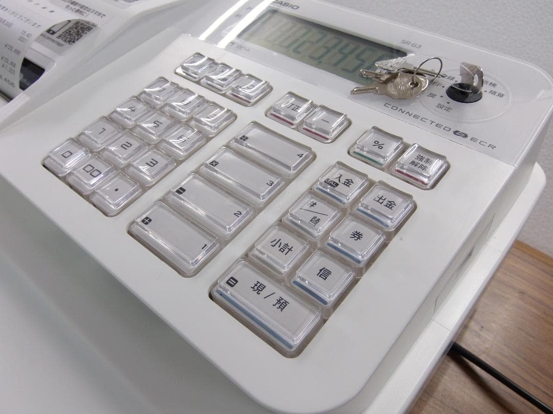 CASIO 電子レジスター SR-G3 2022年製 250529