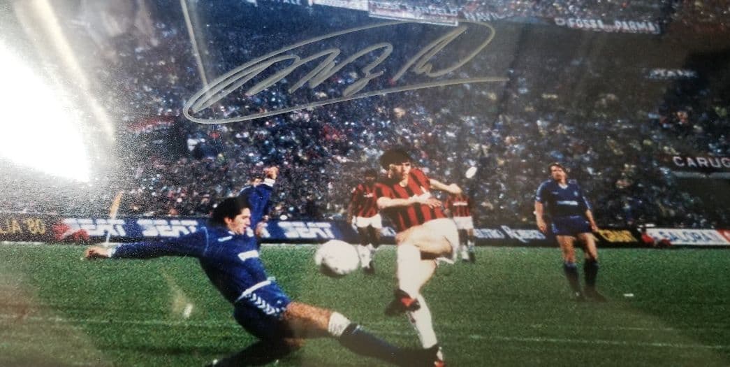 ICONS　ファンバステン　マルコ・ファン・バステン　直筆サイン　サイン　写真