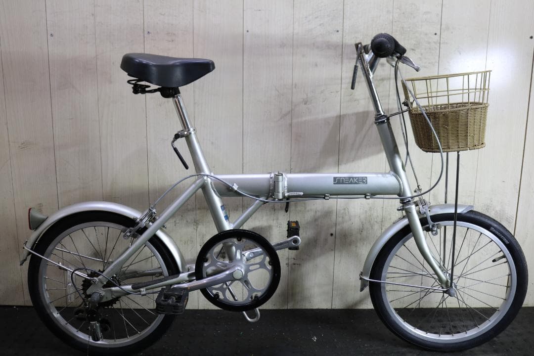 ブリヂストン スニーカーライトSNL186 アルミ 18型6速 折り畳み自転車