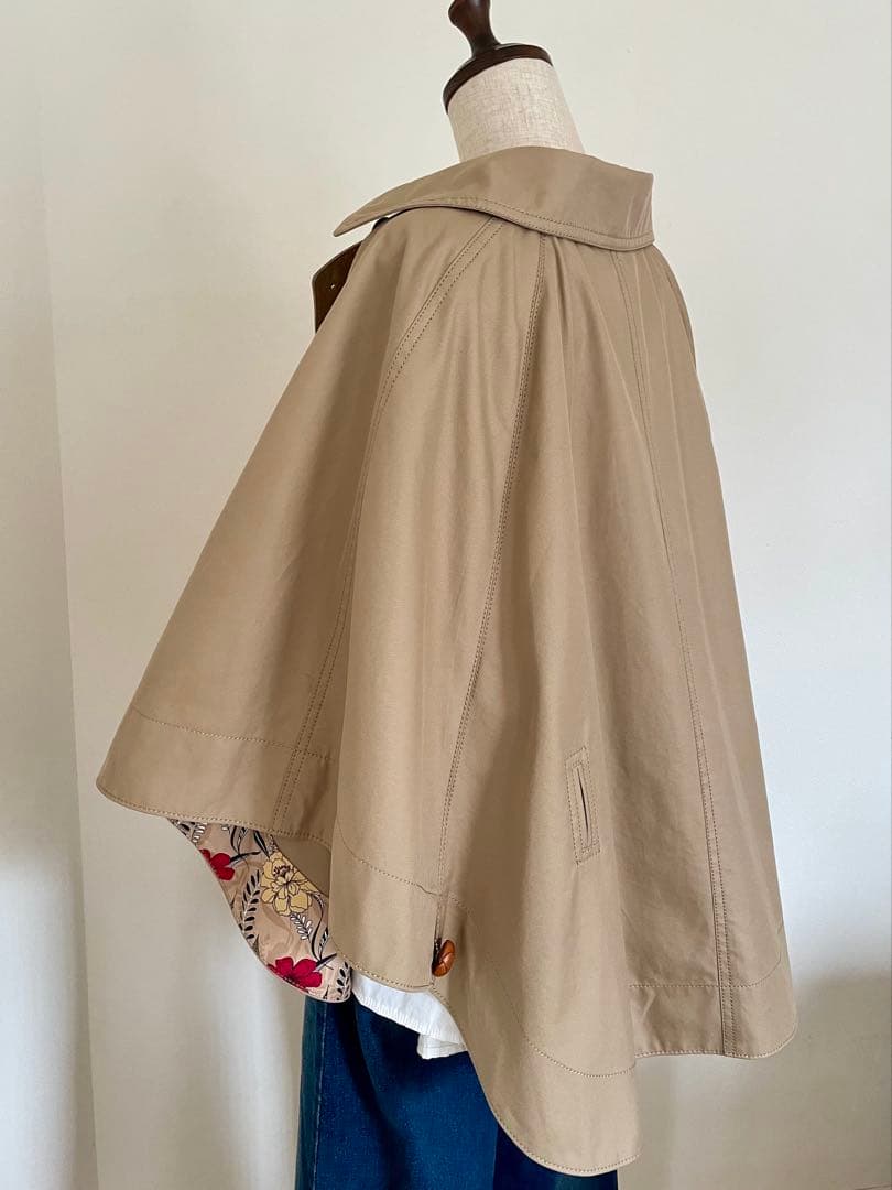 【オールドイングランド】トレンチスタイルケープコート　日本製