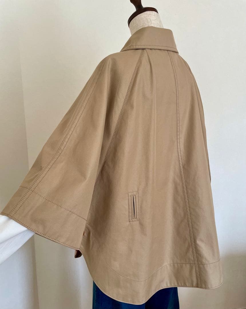 【オールドイングランド】トレンチスタイルケープコート　日本製