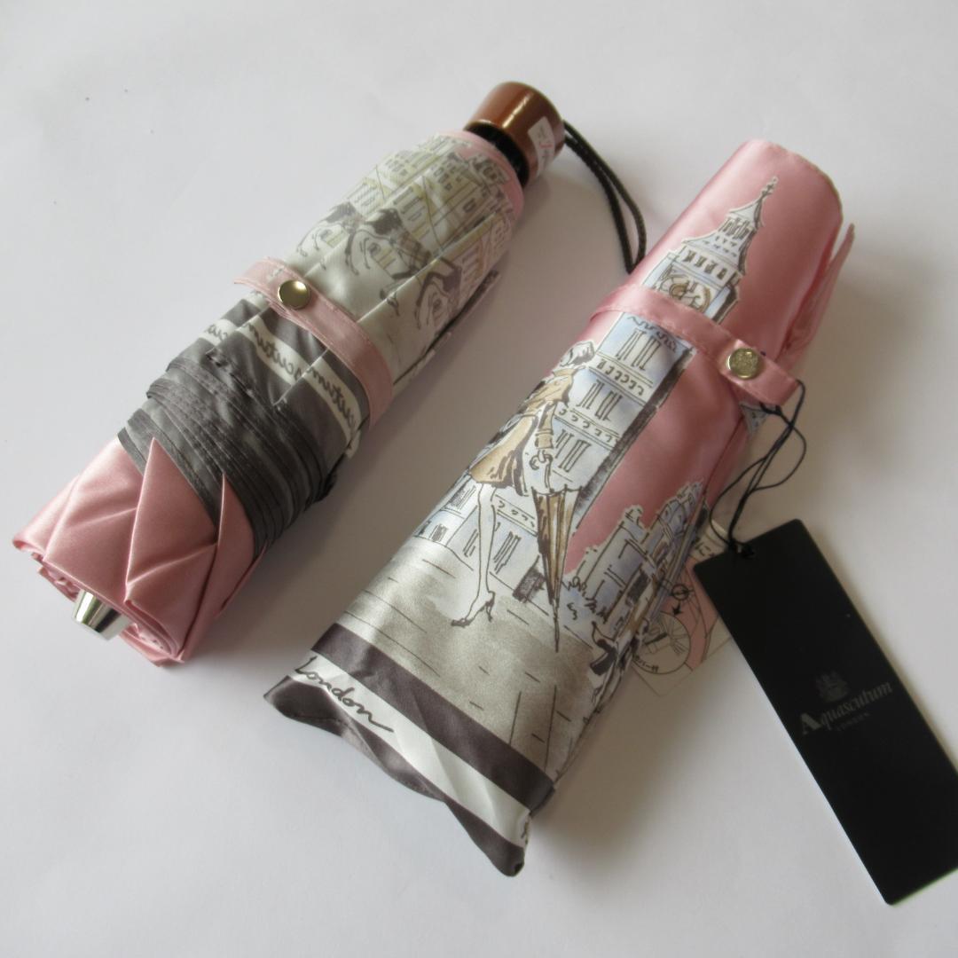 アクアスキュータム ロンドンガール柄折りたたみ 折り畳み傘 / 雨傘 No.4