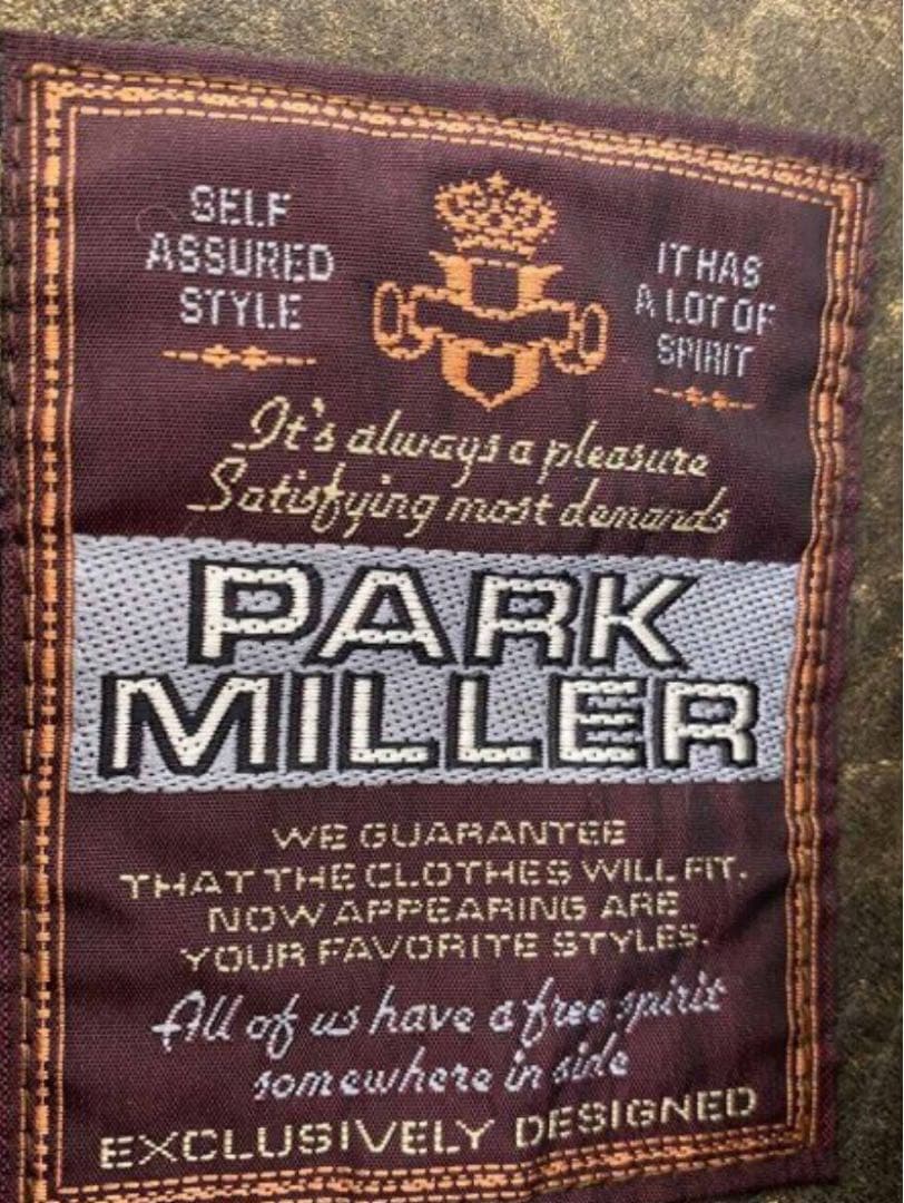 Genuine leather brown black jacket 革ジャン