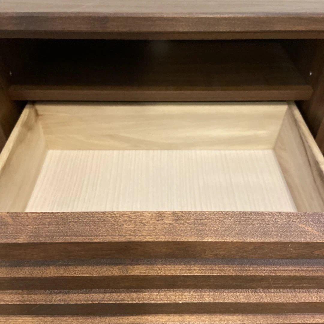 【ケンケン】テレビ台　ダークブラウン　100センチ幅