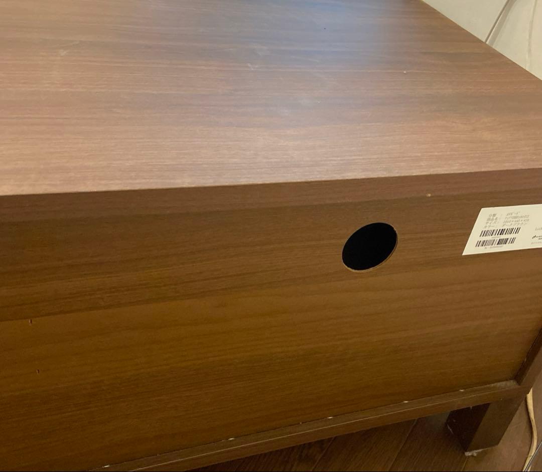 【ケンケン】テレビ台　ダークブラウン　100センチ幅