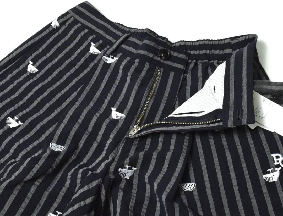 未使用3万 パーリーゲイツ くじら刺繍 キュロット 0 ネイビー