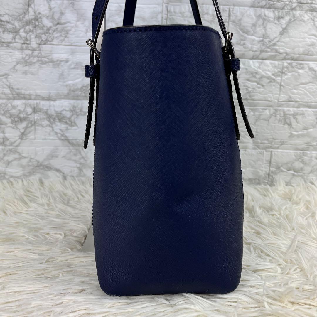 【極美品/現行近】BALLY トートバッグ ビジネス トレスポ レザー ネイビー