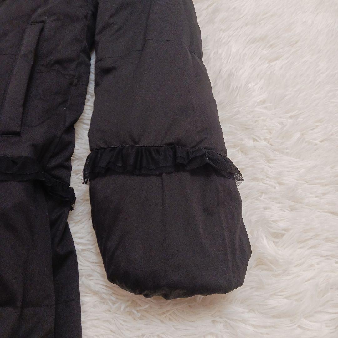 TOCCA リバーシブル ダウンコート ブラック ダウン フェザー