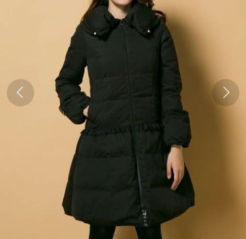 TOCCA リバーシブル ダウンコート ブラック ダウン フェザー