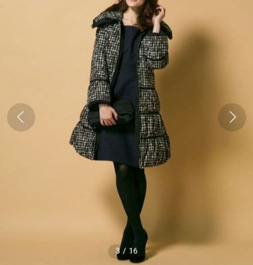 TOCCA リバーシブル ダウンコート ブラック ダウン フェザー