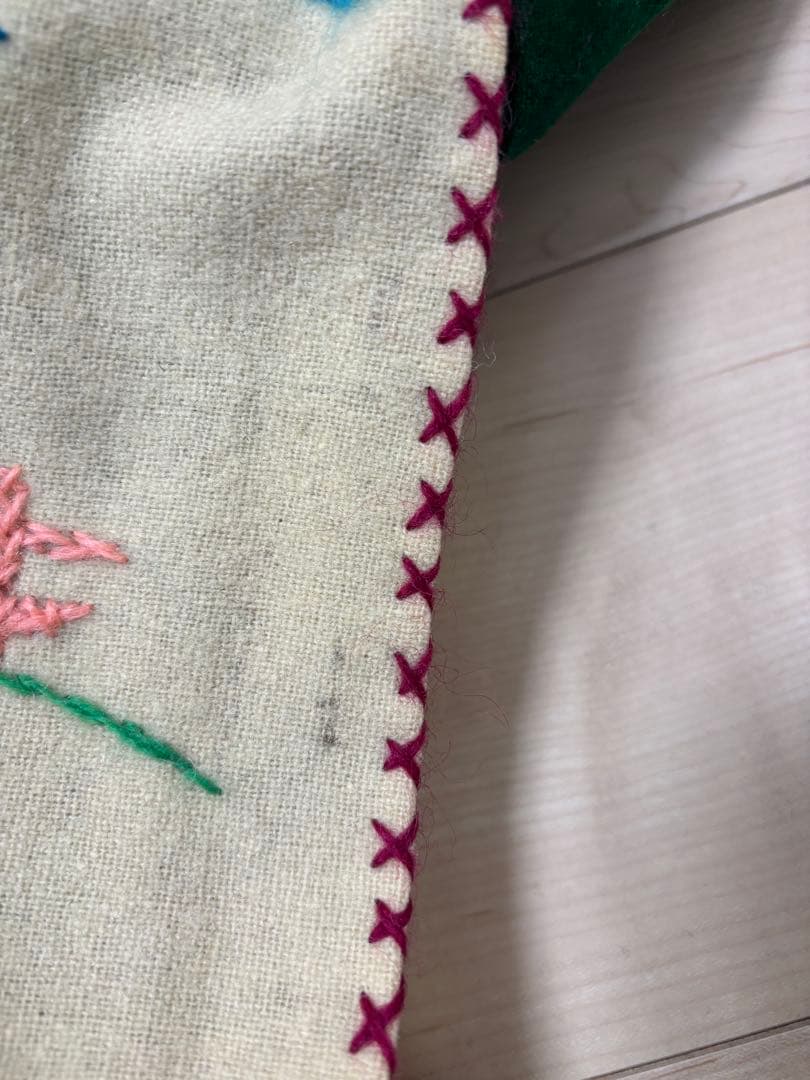 talon☆ 50s メキシカンジャケット　グリーン×アイボリー