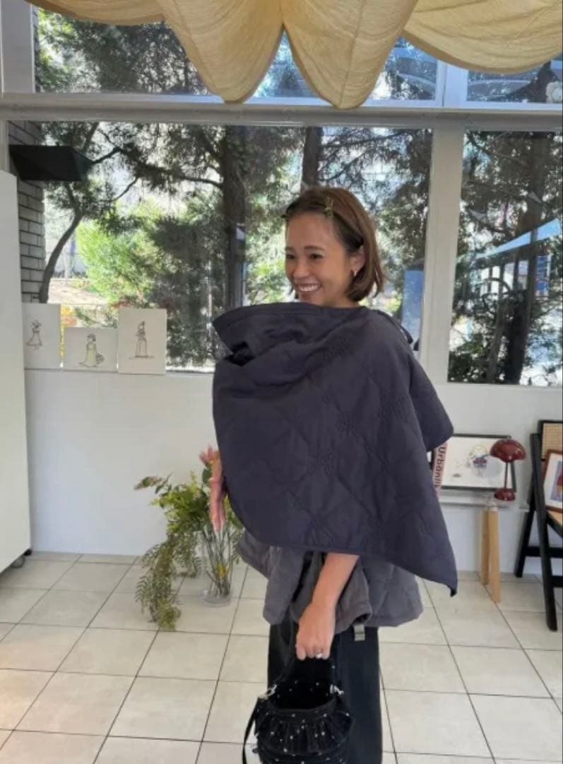 ジャケット・アウター rosymonster warmyflower quilting blanket