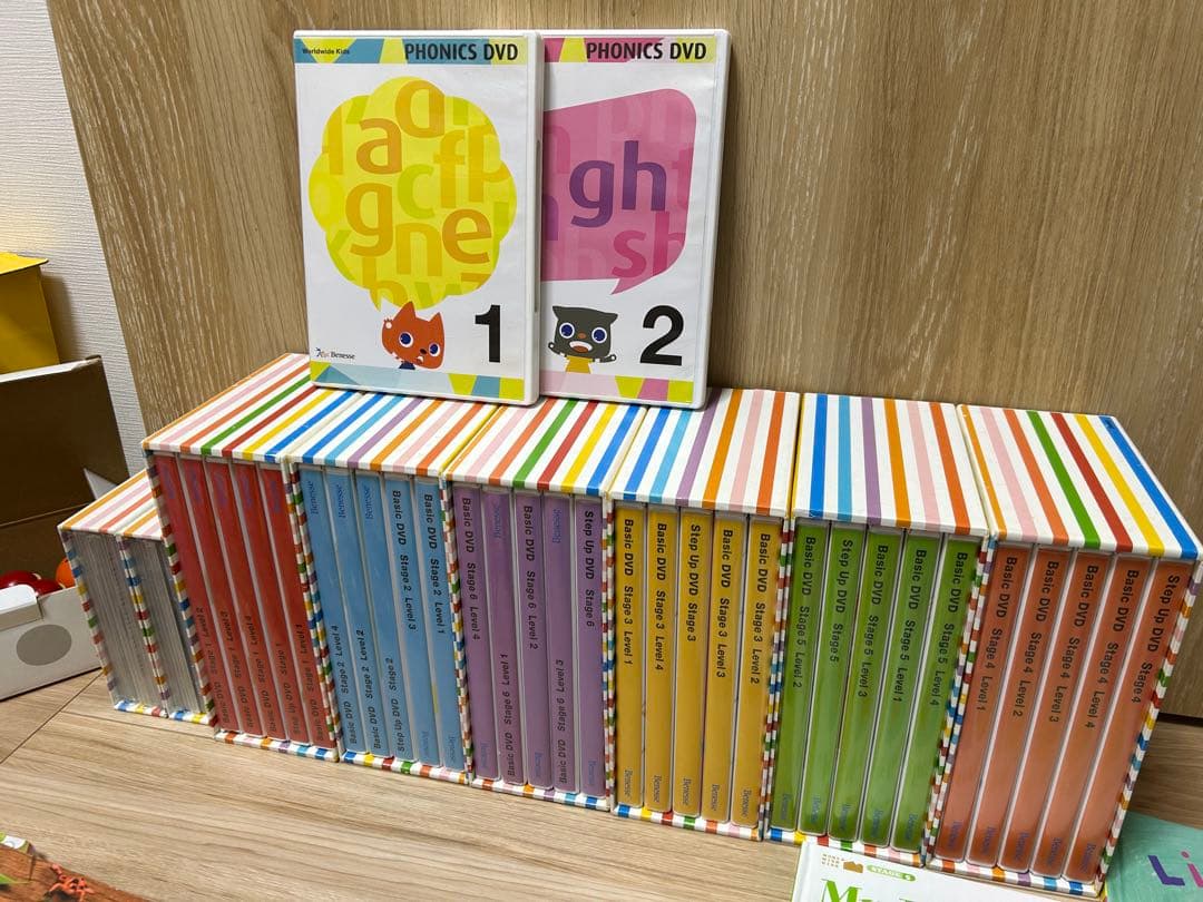 ワールドワイドキッズ WWK フルセット　フォニックス付き 教材 英語