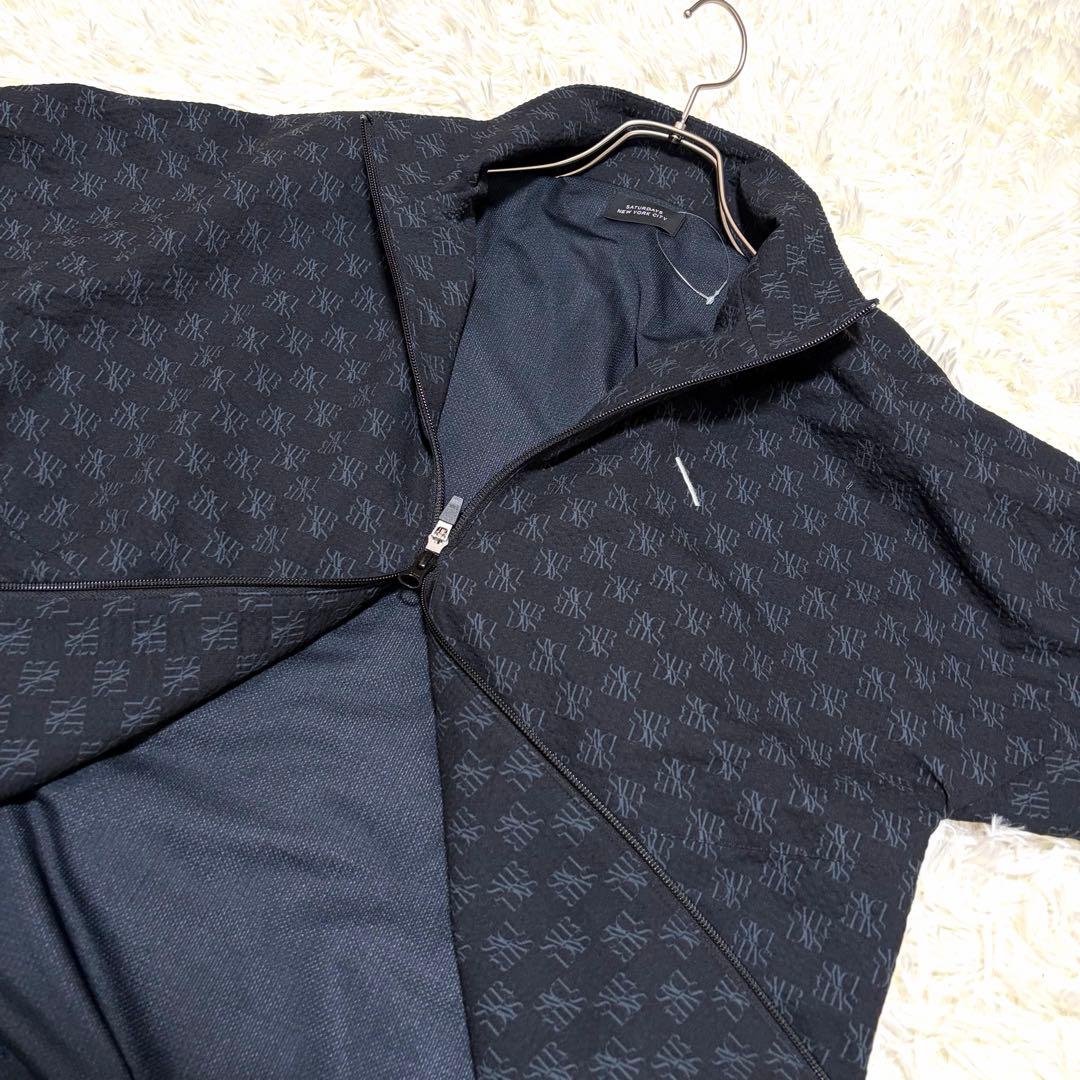 SATURDAYS SURF NYC ゴルフ シアサッカージャケット ブルゾン