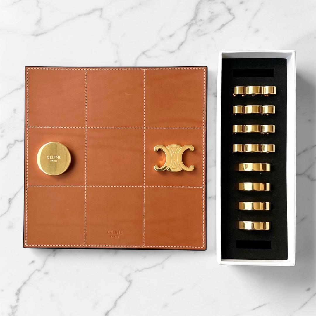 美品 セリーヌ ティックタックトゥー トリオンフ ボードゲーム インテリア