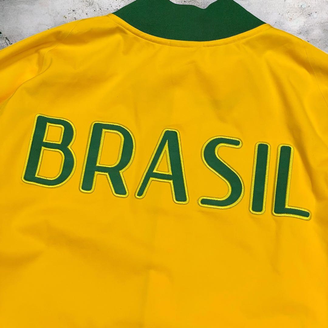 【希少】2014 ブラジル代表 ナイロンジャケット アンセムジャケット NIKE