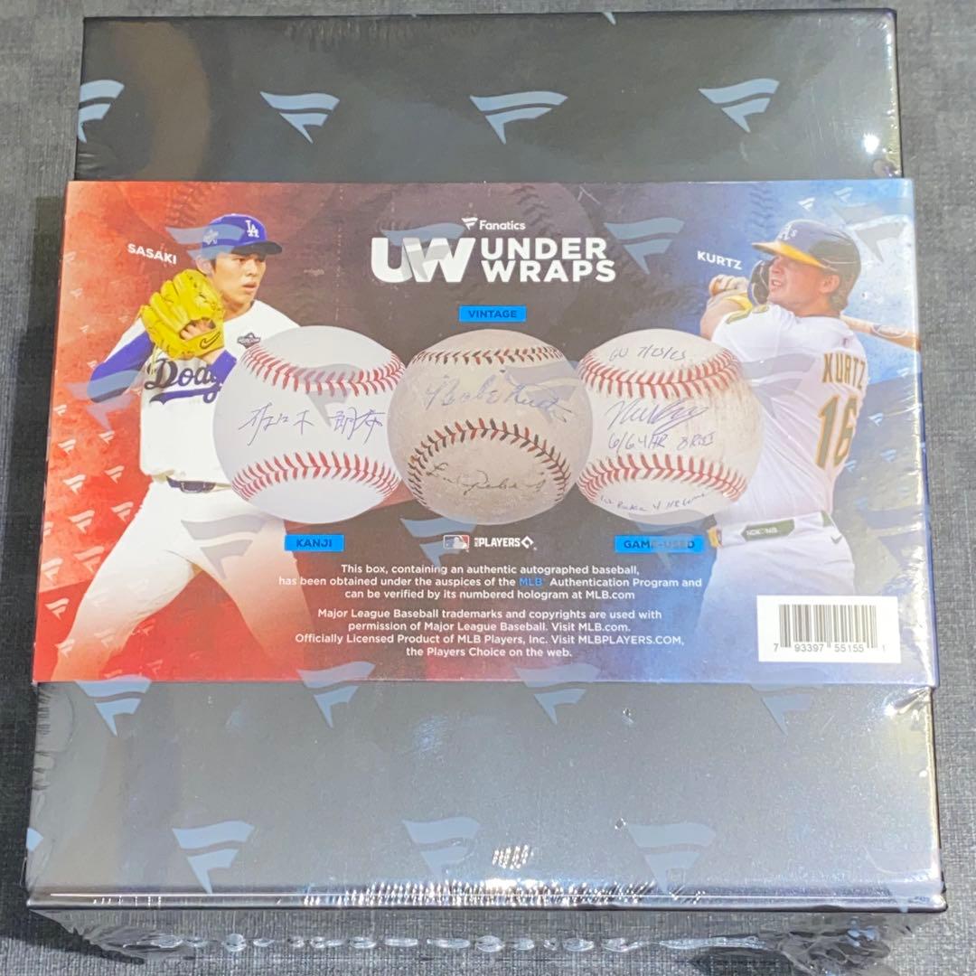 記念グッズ MLB 2025 FANATICS UNDER WRAPS AUTOGRAPH