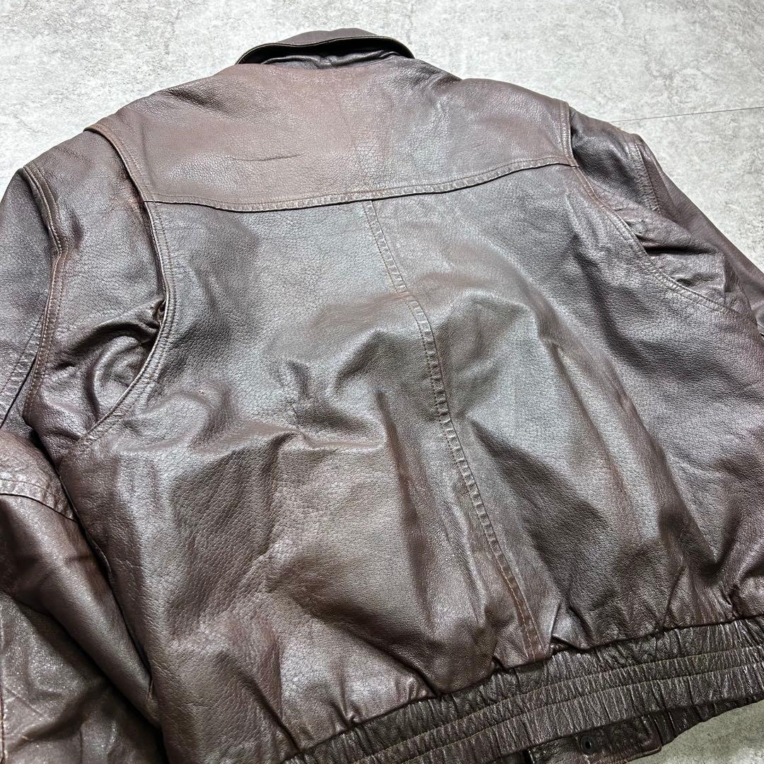 k*o様 90s【Vintage】レザーフライトジャケット/A-2/G-1/短丈