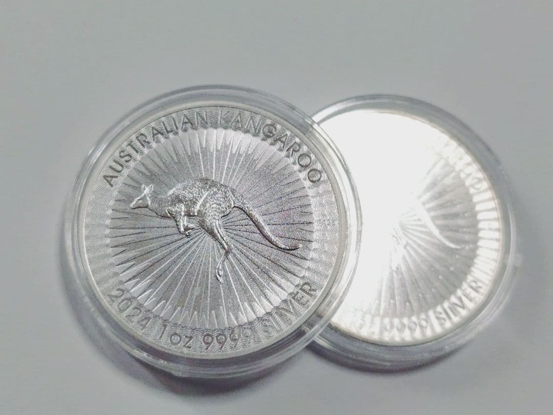 オーストラリア　カンガルー銀貨 1オンス　２枚セット 2023年と2024年