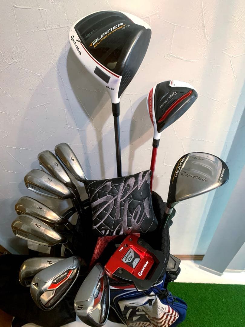 豪華　テーラーメイド　ゴルフクラブ 本格フルセット　パター/スパイダー　GTx