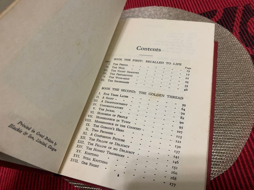 希少　A Tale of Two Cities - Dickens