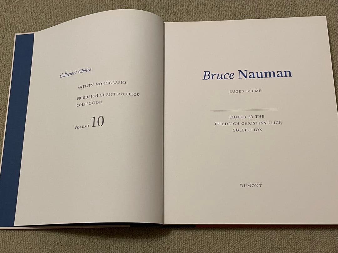 アートブック ブルースナウマン Bruce Nauman LIVE OR DIE