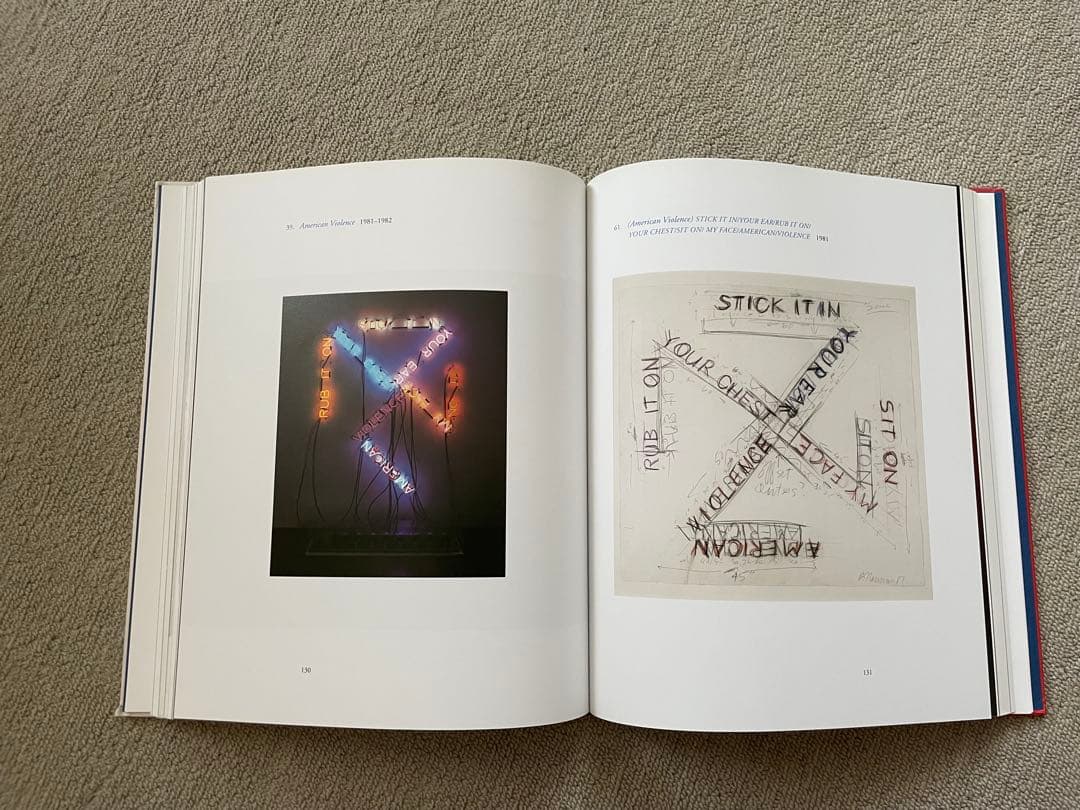 アートブック ブルースナウマン Bruce Nauman LIVE OR DIE