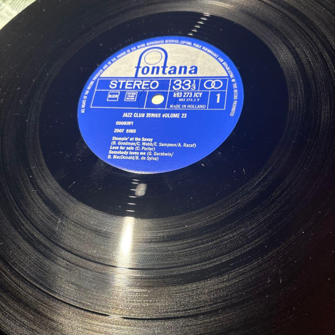 [レコード 蘭オリジナルステレオ] zoot sims cookin' LP