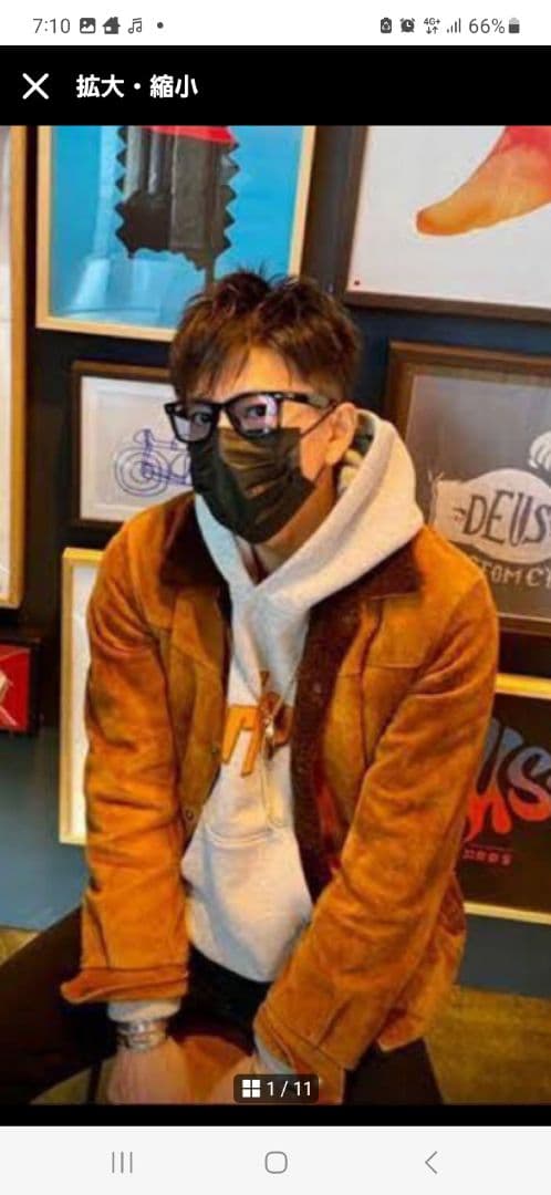 TENDERLOIN サドルスエードジャケット 茶 S