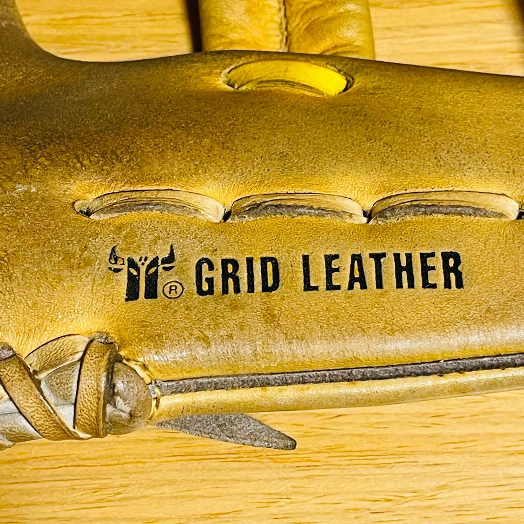 【希少】ミズノ Buw League 軟式グローブ 内野左 青ビュー プロモデル