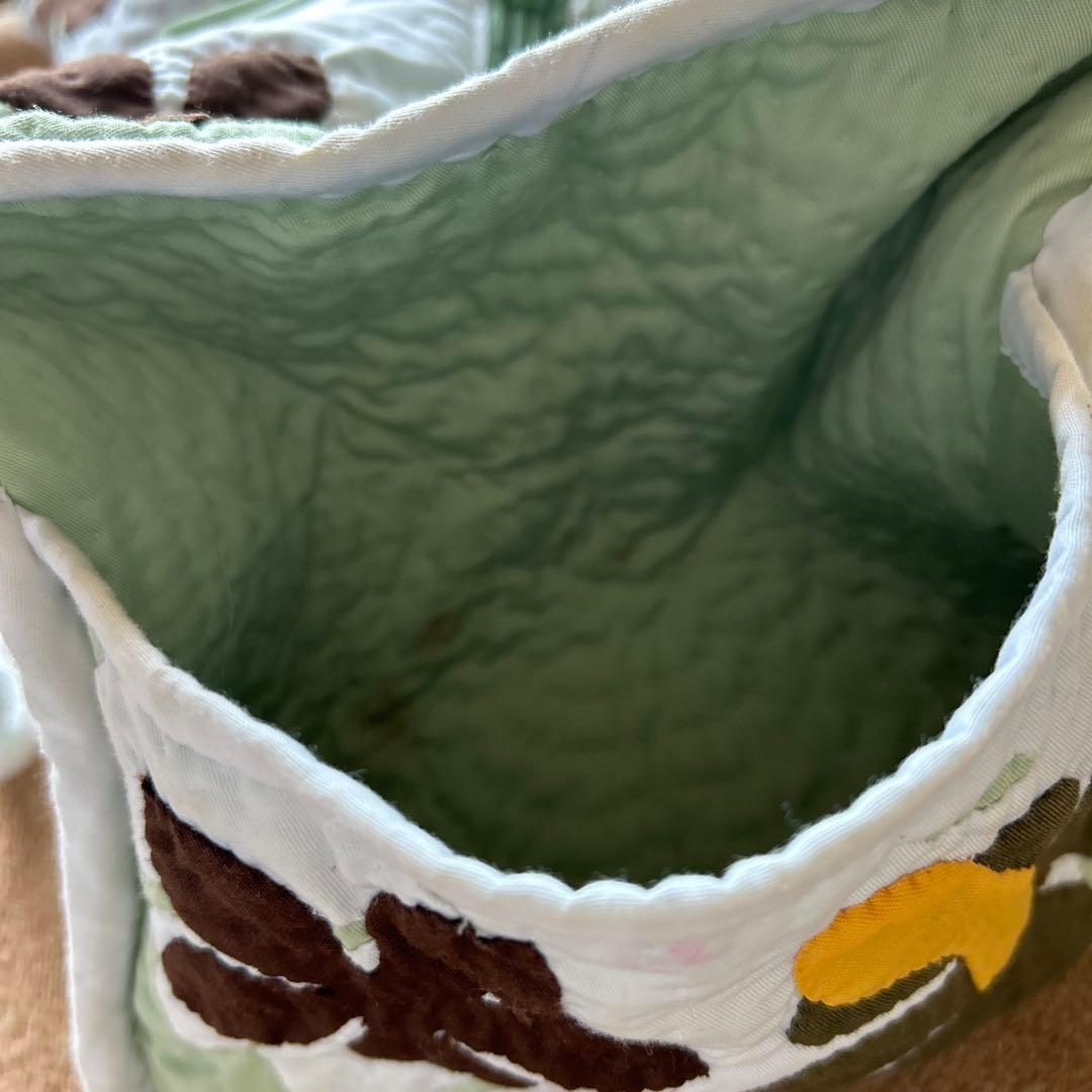 Moana Quilts ハワイアンキルト ボストンバッグ ミント色モアナキルト