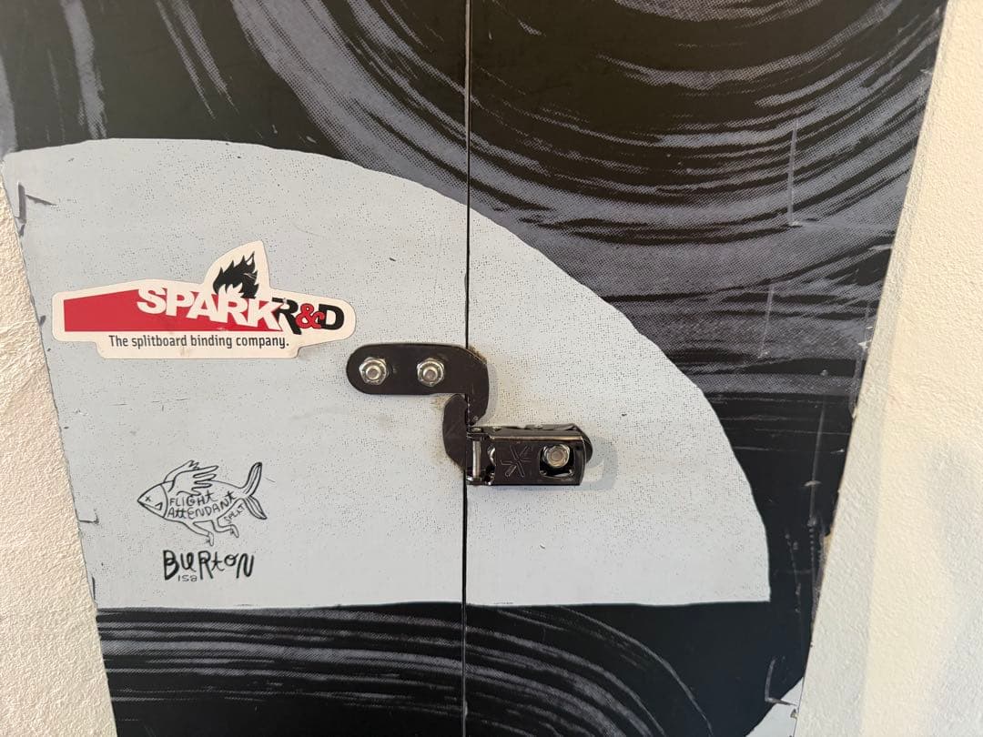 バートン フライトアテンダント スプリット158 19-20シール付き