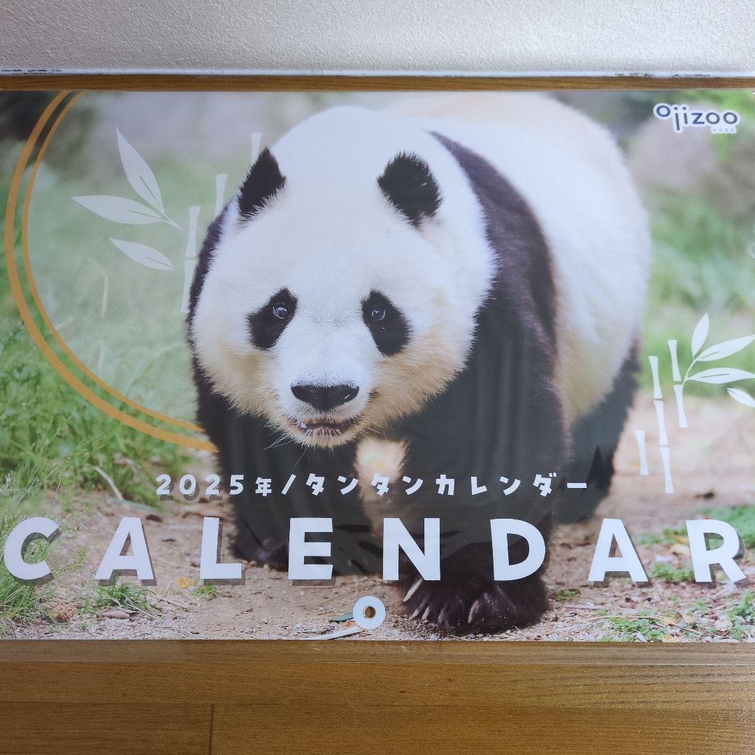 2023 2024 2025 パンダ　タンタン壁掛けカレンダー 未使用