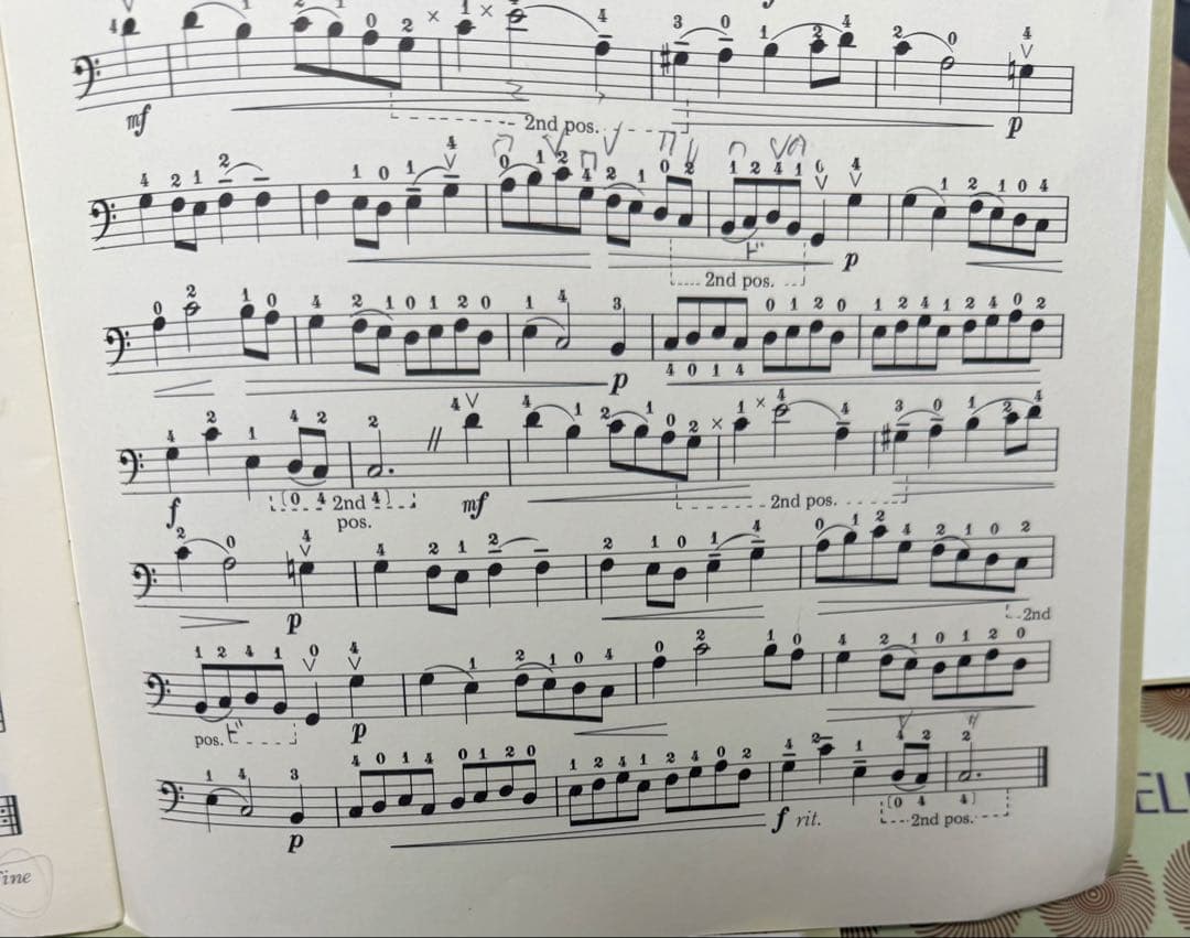 シ*ン様 スズキメソード　チェロ指導曲集　全巻　CDつき　ドッツァウアー　書き込