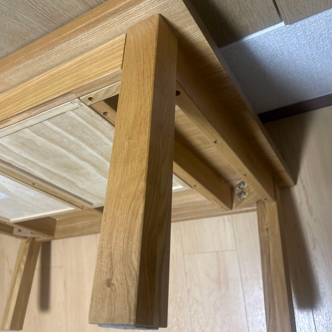 【美品】無印良品 天然木　ローテーブル タモ材　 MUJI